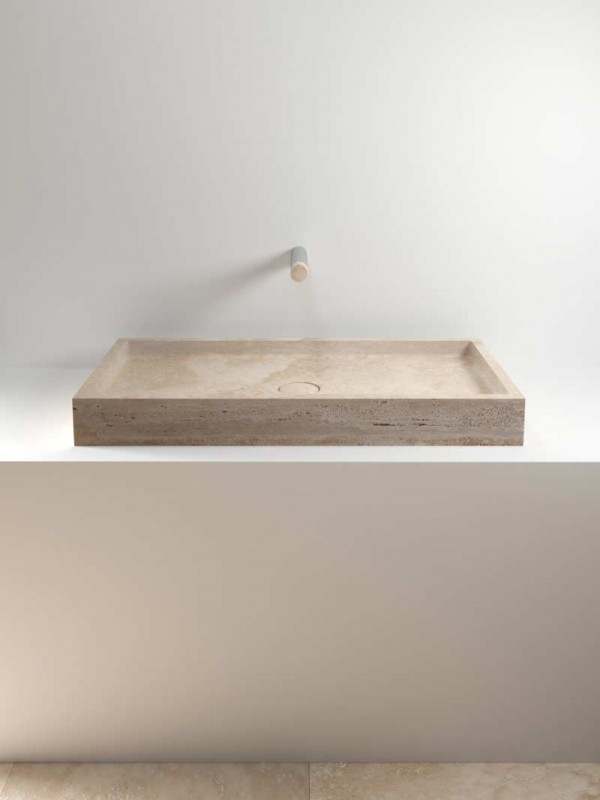 stone wash basin - lavabo in pietra | Pientia 910 | Vaselli