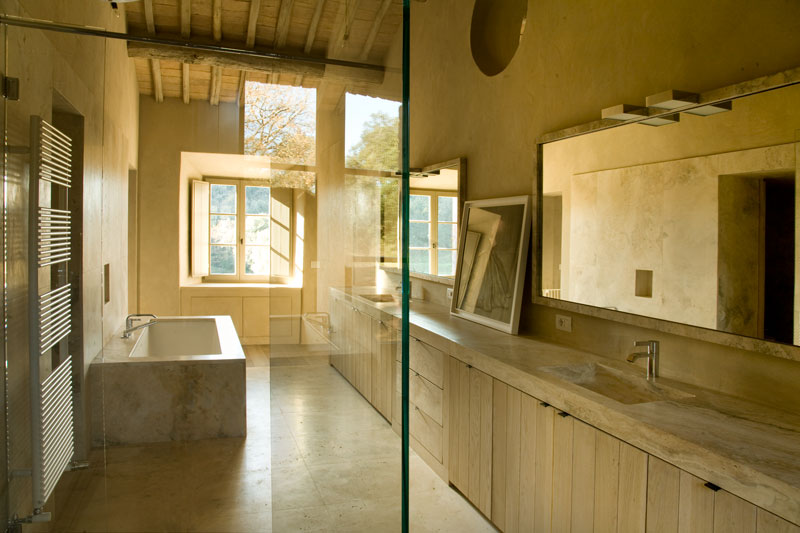 Natural stone bathrooms - Bagni in pietra naturale | Montalcino | Vaselli
