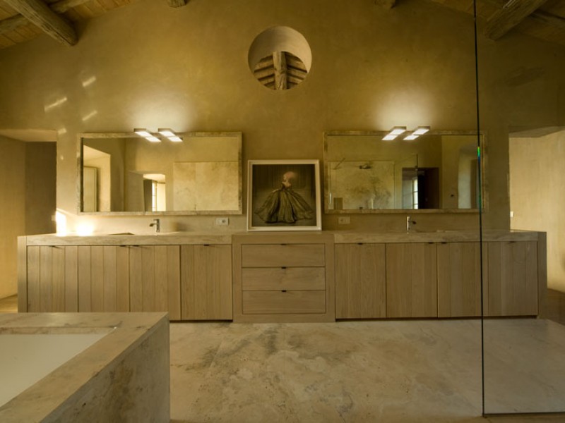 Natural stone bathrooms - Bagni in pietra naturale | Montalcino | Vaselli