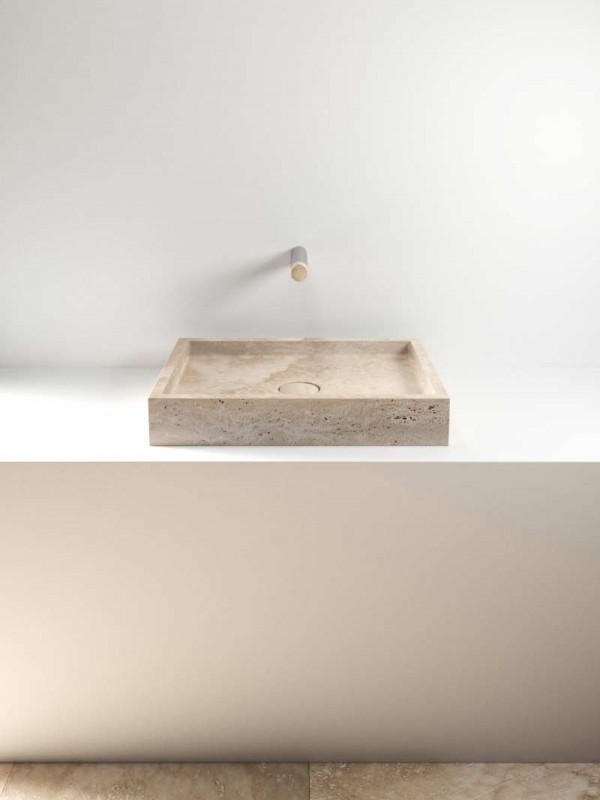 stone wash basin - lavabo in pietra | Pientia 610 | Vaselli