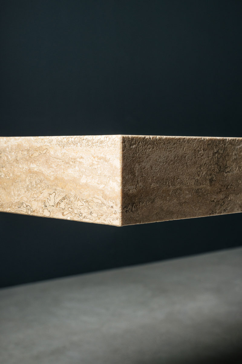 iron and stone table - tavolo in pietra e ferro | T. SIDER | Vaselli