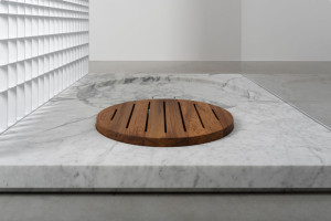H2O | stone and metal shower tray - piatto doccia in pietra e metallo | Vaselli