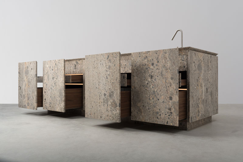 OCO | Kitchen island - isola cucina pietra da torre | Vaselli