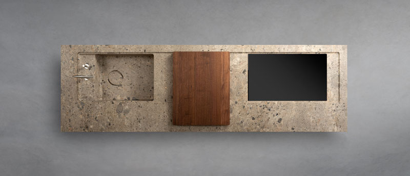 OCO | Kitchen island - isola cucina pietra da torre | Vaselli