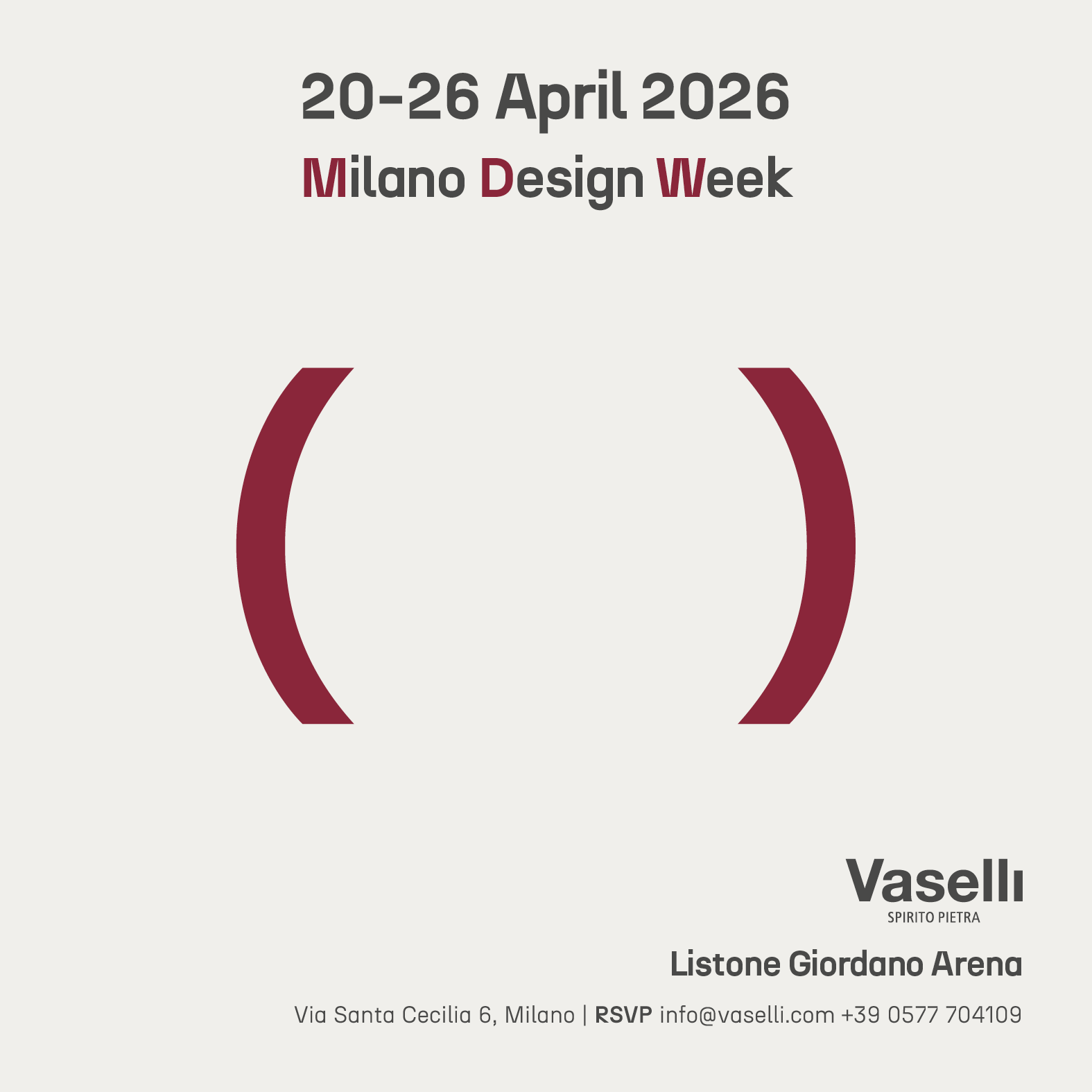 milano design week 2026 vaselli