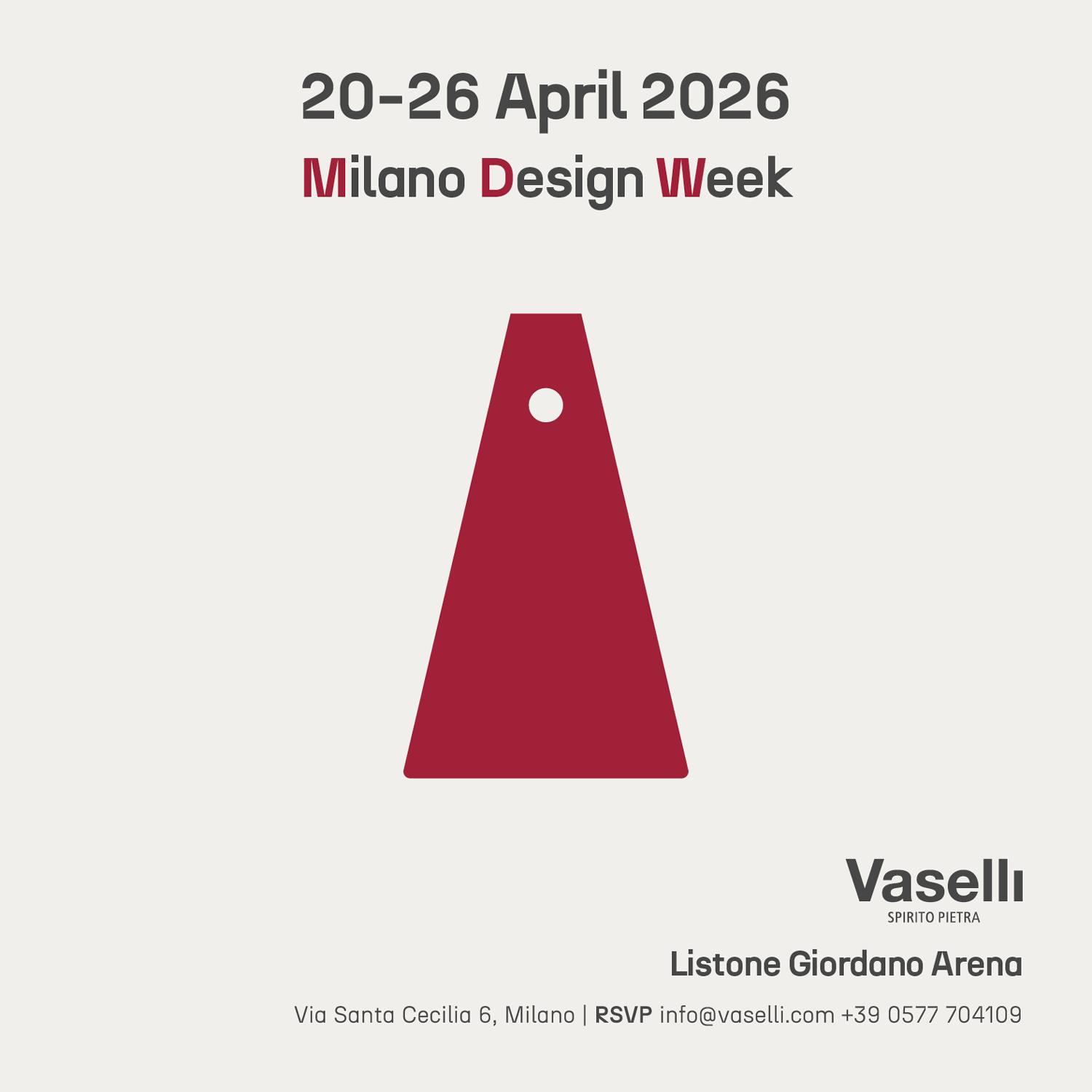 milano design week 2026 vaselli